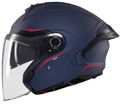 Scooter helmet MT COSMO SV SOLID A7 MATT BLUE