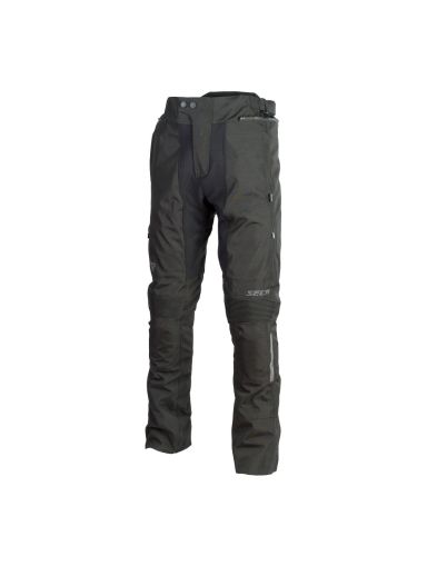 SECA SECTOR II BLACK TEXTILE MOTORCYCLE PANTS