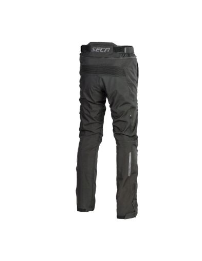 SECA SECTOR II BLACK TEXTILE MOTORCYCLE PANTS