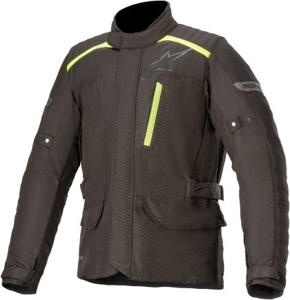 Textile motorcycle jacket ALPINESTARS GRAVITY DRYSTAR BLACK/NEON YELLOW