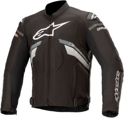 Geacă textilă pentru motociclete ALPINESTARS T-GP PLUS R V3 NEGRU/ALB/GRI ÎNCHIS