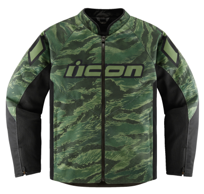 Текстилно мото яке ICON HOOLIGAN CE TIGER`S BLOOD GREEN