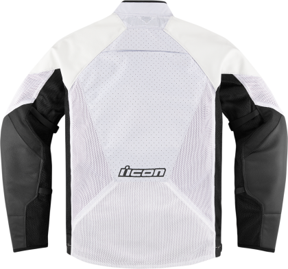 Geaca textila moto ICON HOOLIGAN CE WHITE