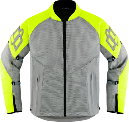 Textile motorcycle jacket ICON MESH AF HI-VIZ