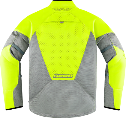 Textile motorcycle jacket ICON MESH AF HI-VIZ