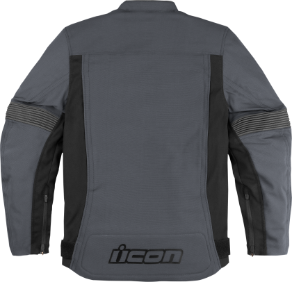 Textile motorcycle jacket ICON SLABTOWN CE GY