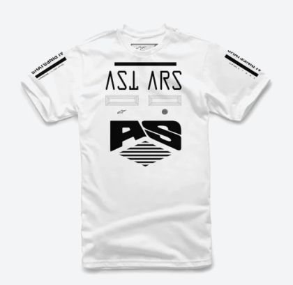 Tricou ALPINESTARS TEE FOUND WHITE