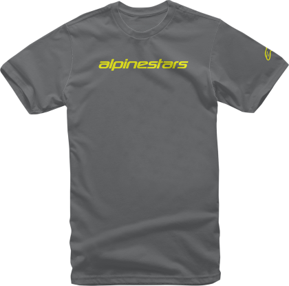 Tricou ALPINESTARS TEE LINEAR WORD GY/YL