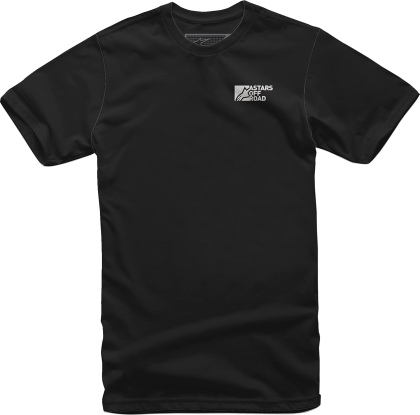 T-shirt ALPINESTARS TEE ΒΑΜΜΕΝΟ ΜΑΥΡΟ