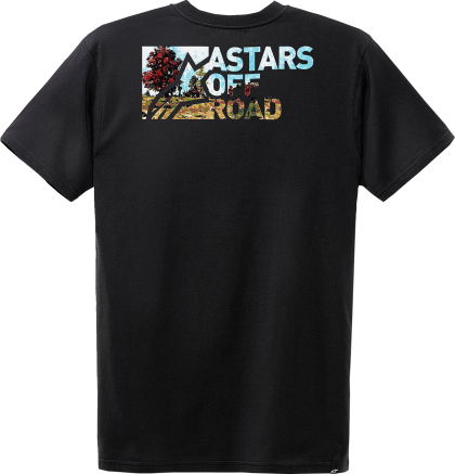 T-shirt ALPINESTARS TEE ΒΑΜΜΕΝΟ ΜΑΥΡΟ