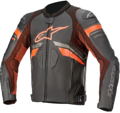 Geaca ALPINESTARS GP PLUS R V3 RIDEKNIT BLACK/RED FLUO