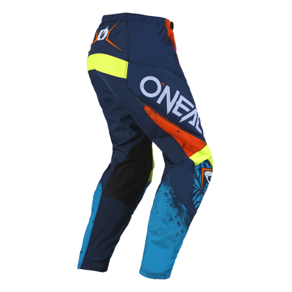 Pantaloni de motocross pentru copii O'NEAL ELEMENT SHOCKER BLUE/ORANGE V.25