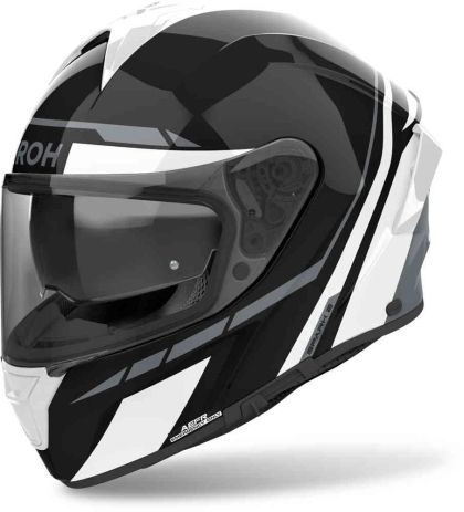 Helmet AIROH SPARK 2 SPINNER BLACK/ WHITE