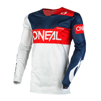 Motocross shirt O'NEAL AIRWEAR FREEZ GRAY/BLUE/RED