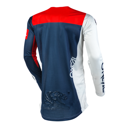 Motocross shirt O'NEAL AIRWEAR FREEZ GRAY/BLUE/RED