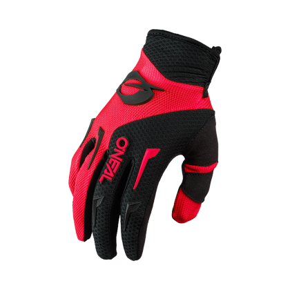 Children's motocross gloves O'NEAL ELEMENT RED/BLACK 2021