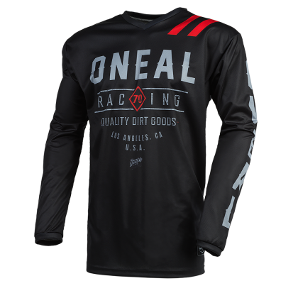 Tricou motocross O'NEAL ELEMENT DIRT BLACK/GRAY