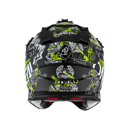 Casca cross copii O'NEAL 2SERIES ATTACK BLACK/NEON YELLOW 2020