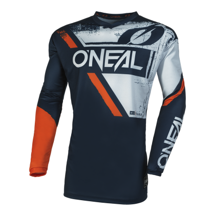 Tricou motocross O'NEAL ELEMENT SHOCKER V.23 ALBASTRU/ORANGE