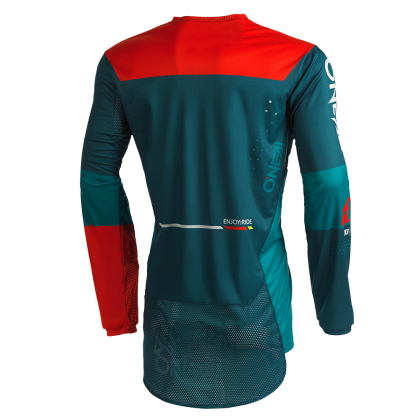 Motocross shirt O'NEAL HARDWEAR HAZE V.22 BLUE/RED