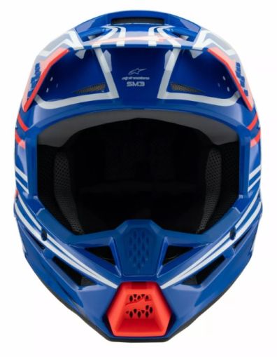 ALPINESTARS SM3 WURX BLUE/RED/WT/BK kids motocross helmet