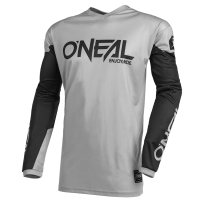 Motocross shirt O'NEAL ELEMENT THREAT GRAY/BLACK