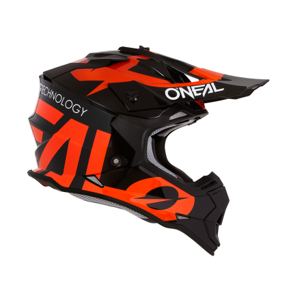 Детска мотокрос каска O'NEAL 2SERIES RL SLICK BLACK/ORANGE