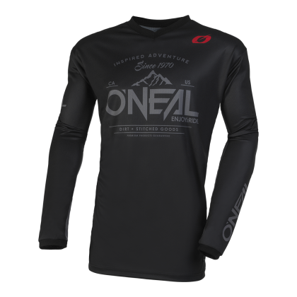 Motocross shirt O'NEAL ELEMENT DIRT V.23 BLACK/GRAY