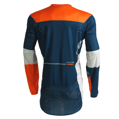 Tricou motocross O'NEAL HARDWEAR HAZE V.22 ALBASTRU/ORANGE