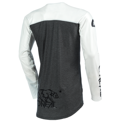 Motocross shirt O'NEAL MAYHEM HEXX BLACK/WHITE 2021