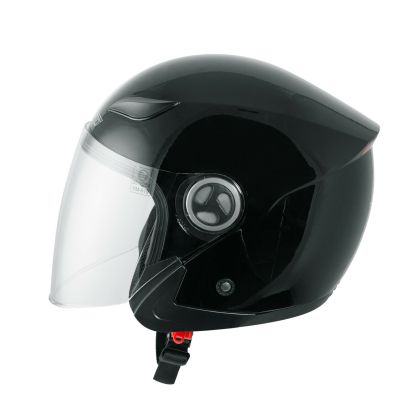 Scooter helmet A-PRO ENGRAVE BLACK