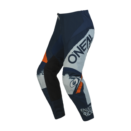 Motocross breeches O'NEAL ELEMENT SHOCKER V.23 BLUE/ORANGE