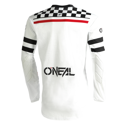 Motocross Jersey O'NEAL SQUADRON V.22 ΛΕΥΚΟ/ΜΑΥΡΟ