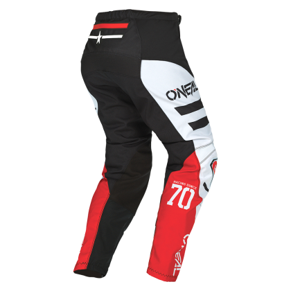 Motocross breeches O'NEAL ELEMENT SQUADRON V.22 WHITE/BLACK