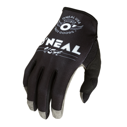 O'NEAL BULLET-BLACK/WHITE motocross gloves