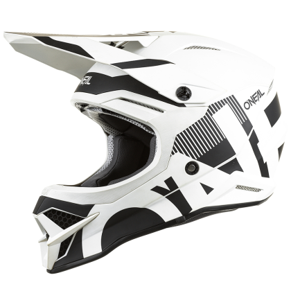 Casca motocross O'NEAL 3SERIES VERTICAL V.22 NEGRU/ALB