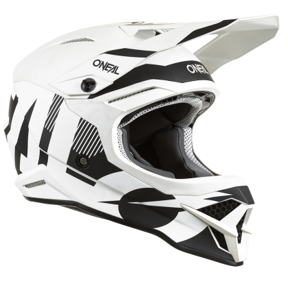 Motocross helmet O'NEAL 3SERIES VERTICAL V.22 BLACK/WHITE