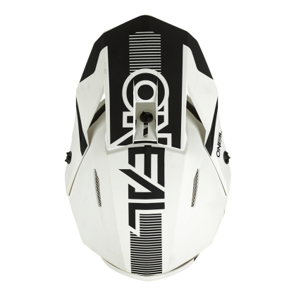 Motocross helmet O'NEAL 3SERIES VERTICAL V.22 BLACK/WHITE