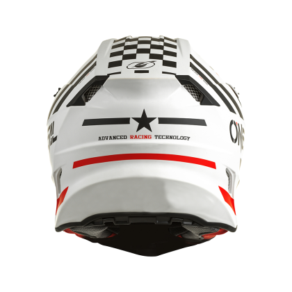 Motocross helmet 5SERIES POLYACRYLITE SQUADRON V.22 WHITE/BLACK