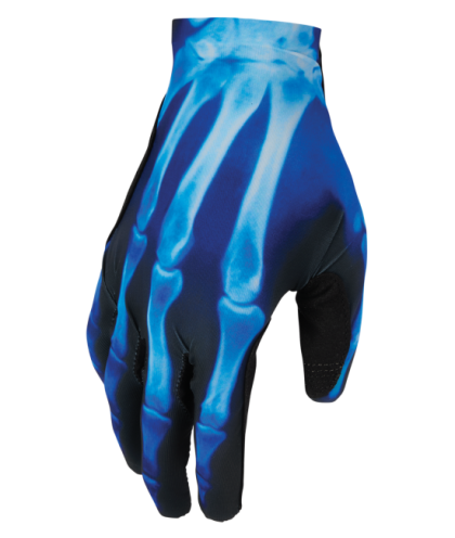 Motocross gloves THOR SPORTMODE X-RAY BLACK/BLUE