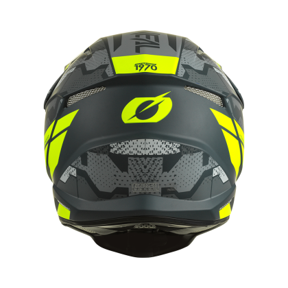 Motocross Helmet O'NEAL 3SERIES CAMO V.22 GRAY/NEON YELLOW