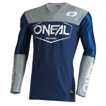 Motocross shirt O'NEAL MAYHEM HEXX V.22 BLUE/GRAY