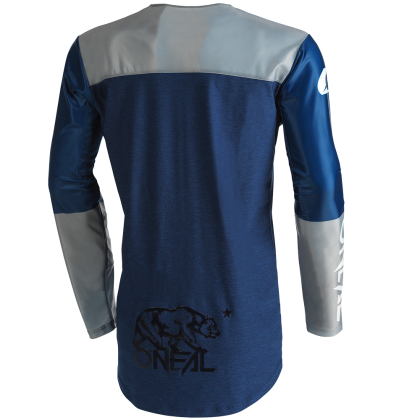 Motocross shirt O'NEAL MAYHEM HEXX V.22 BLUE/GRAY