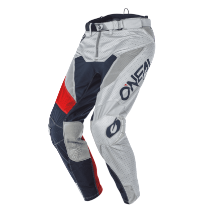 Pantaloni de motocross O'NEAL AIRWEAR FREEZ GRI/ALBASTRU/ROSU