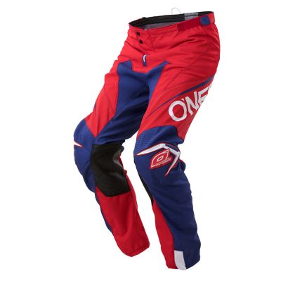 Pantaloni de motocross O'NEAL MAYHEM LITE BLOCKER ROSIU/ALBASTRU