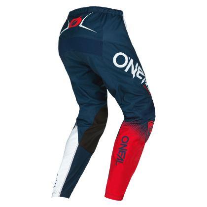 Motocross Breeches O'NEAL ELEMENT RACEWEAR V.22 BLUE/WHITE/RED