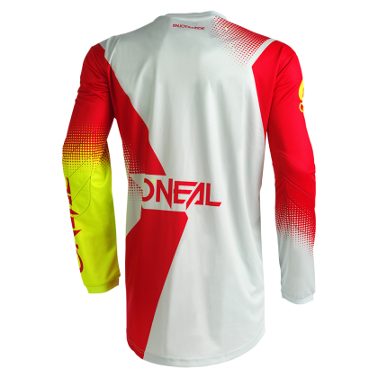 Motocross Jersey O'NEAL RACEWEAR V.22 RED/GRAY/NEON YELLOW