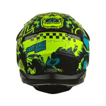 Κράνος Motocross O'NEAL 3SERIES ASSAULT V.22 BLACK/NEON YELLOW