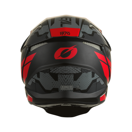 Motocross helmet O'NEAL 3SERIES CAMO V.22 BLACK/RED