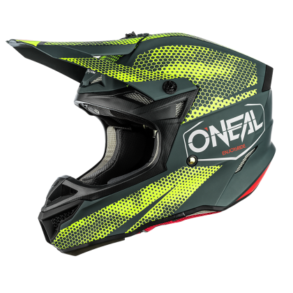 Κράνος Motocross O'NEAL 5SERIES COVERT CARCOAL/NEON YELLOW